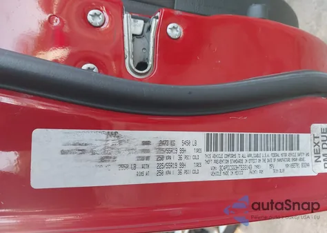 2017 Dodge Journey Crossroad Plus z USA, uszkodzony, nr VIN 3C4PDCGG3HT533143